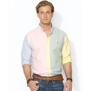 Ralph Lauren Oxford cotton multicolor shirt